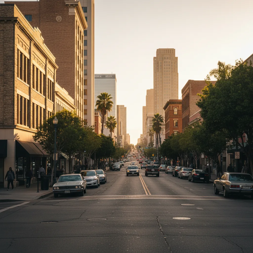 Corona, CA business district